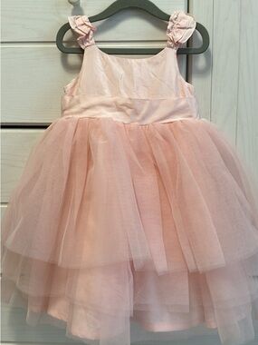Janie and Jack Pink Tulle toddler dress size 2t